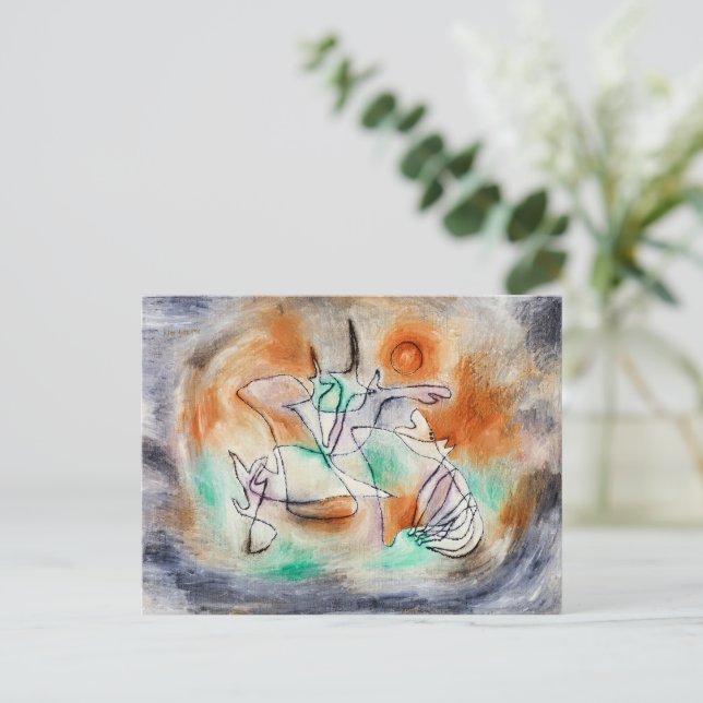 Klee - Howling Dog Postcard (Standing Front)