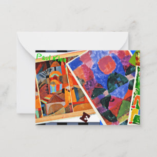 Klee - I Love Paul Klee, collage Card