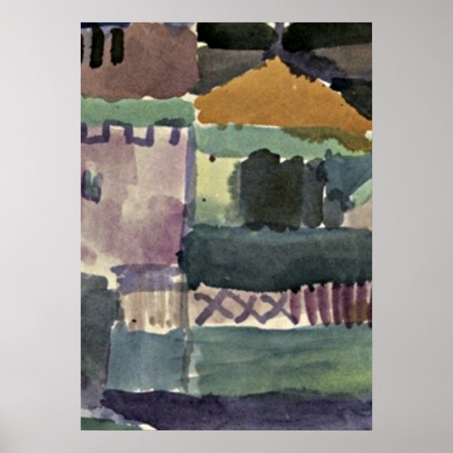 Klee - In the Houses of St. Germain Poster (Front)