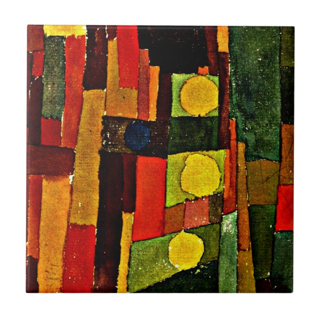 Klee - In the Style of Kairouan Ceramic Tile (Front)