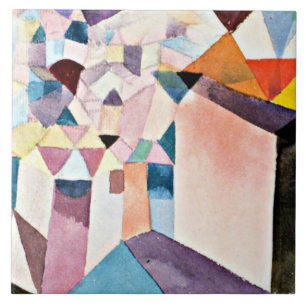 Klee - Insight into a City Ceramic Tile