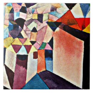 Klee - Insight into a City Ceramic Tile