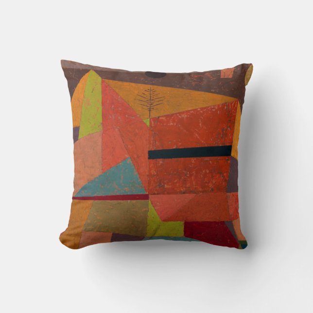 Klee - Joyful Mountain Landscape Cushion (Front)