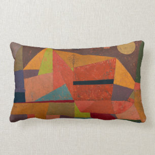 Klee - Joyful Mountain Landscape Lumbar Cushion