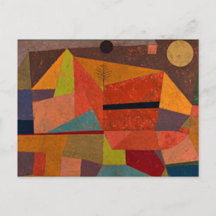 Klee - Joyful Mountain Landscape Postcard