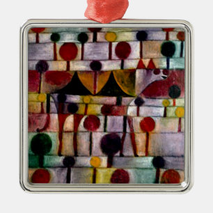 Klee - Kamel in Rhythmischer Baumlandschaft Klein, Metal Ornament