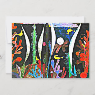 Klee - Landscape with Yellow Birds Card