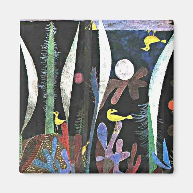 Klee - Landscape with Yellow Birds Magnet (Front)