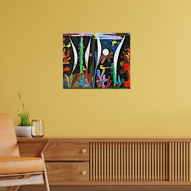 Klee - Landscape with Yellow Birds Poster (Living Room 2)