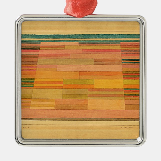Klee - Measured Fields Metal Ornament (Front)