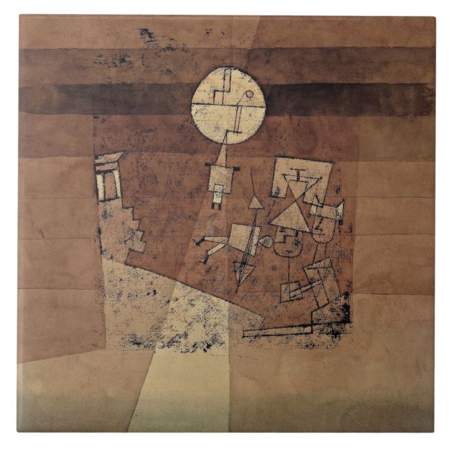 Klee - Moon Play, Ceramic Tile (Front)