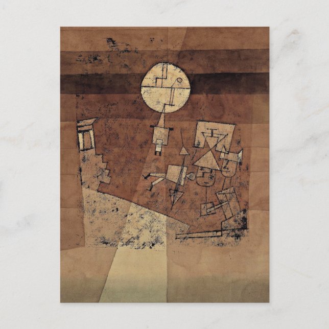 Klee - Moon Play, Postcard (Front)
