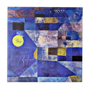 Klee - Moonlight, Paul Klee painting, Ceramic Tile