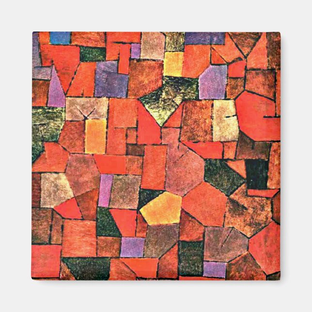 Klee - Mountain Village, Autumnal Magnet (Front)