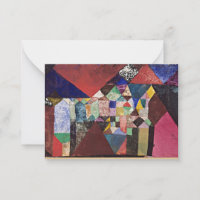 Klee - Municipal Jewel, 1917 watercolor