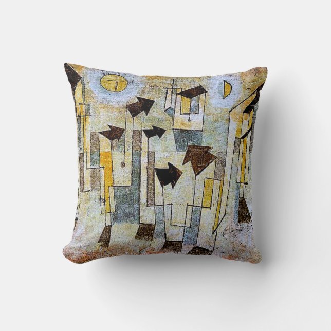 Klee - Mural from the Temple of Longing Thither Cushion (Front)