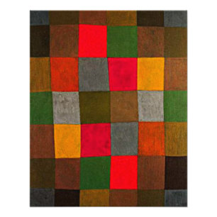 Klee - New Harmony, colourful geometric design Photo Print