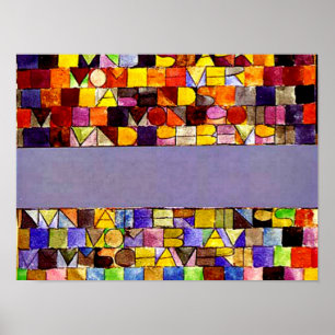 Klee - Once Emerged from the Grey of Night Poster