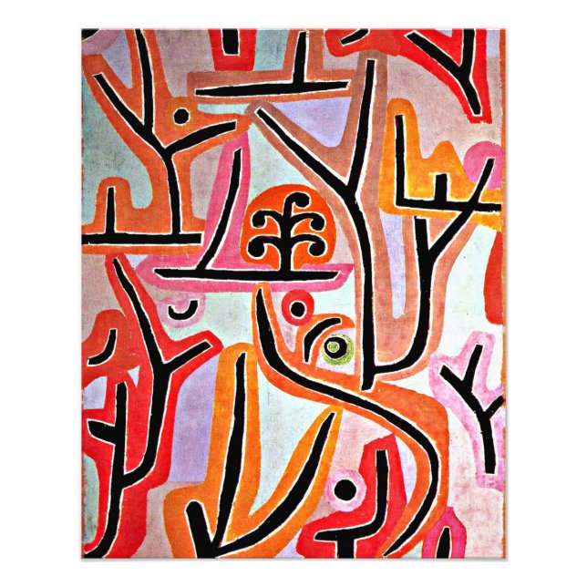 Klee - Park Bei Lu, abstract art Photo Print (Front)