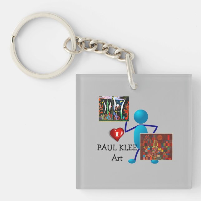 Klee - Paul Klee Art Key Ring (Front)