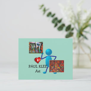 Klee - Paul Klee Art Postcard