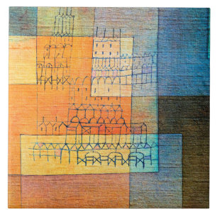 Klee - Polyphonic Architecture Ceramic Tile