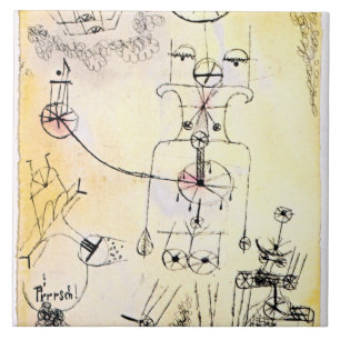 Klee - Proud P'rrrsch Ceramic Tile