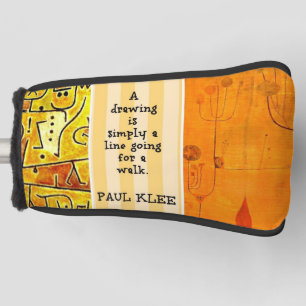 Klee - Quotation and Paintings Golf Head Cover