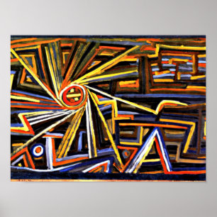 Klee - Radiation and Rotation Poster