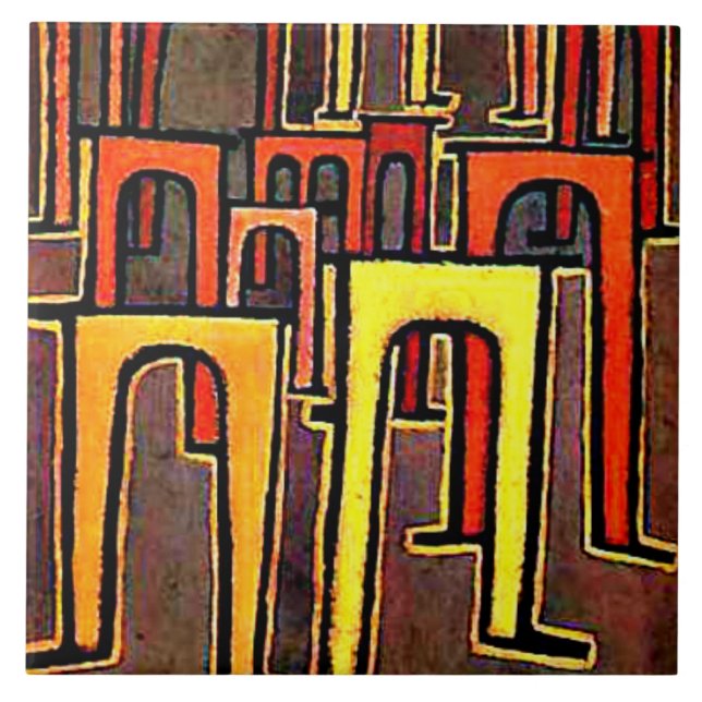 Klee - Revolution of the Viaduct Ceramic Tile (Front)