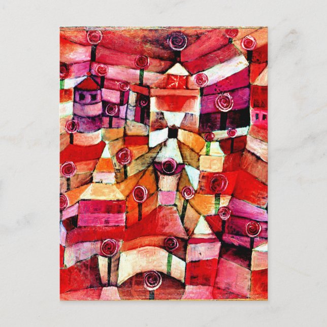 Klee - Rose Garden Postcard (Front)