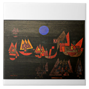 Klee - Ships in the Night Ceramic Tile