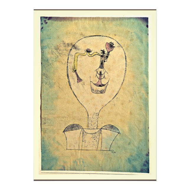 Klee - The Beginnings of a Smile Photo Print (Front)