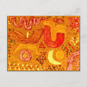 Klee - The Garden in Hot Weather Postcard