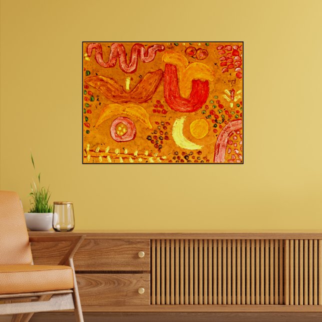 Klee - The Garden in Hot Weather Poster (Living Room 2)