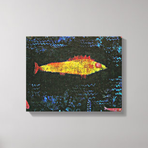 Klee - The Goldfish, famous painting, Canvas Print