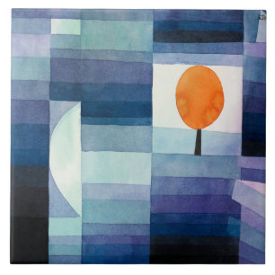 Klee - The Harbinger of Autumn Ceramic Tile