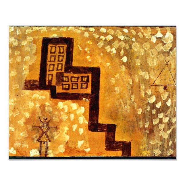 Klee - The House on High Photo Print (Front)