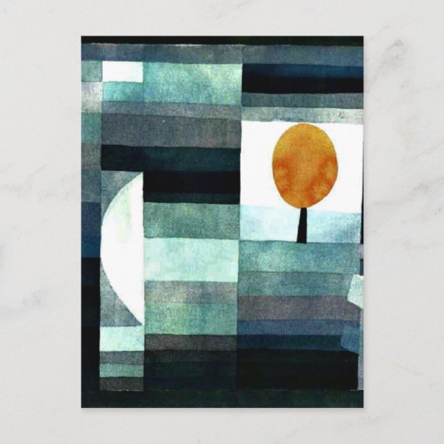 Klee - The Messenger of Autumn Postcard (Front)