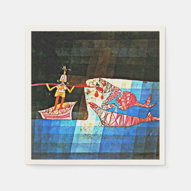 Klee - The Seafarer, Napkin (Front)