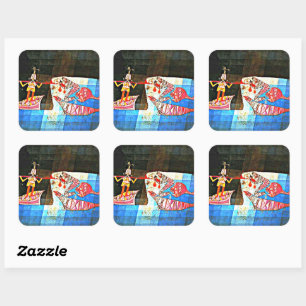 Klee - The Seafarer, Square Sticker