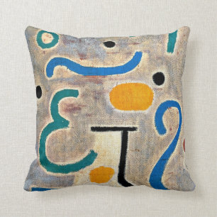 Klee: The Vase abstract art Cushion