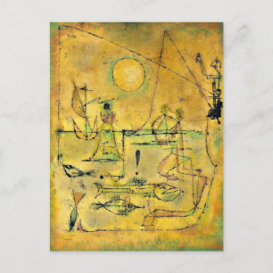 Klee - They're Biting Postcard