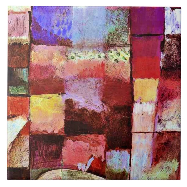 Klee - This Flower Wishes to Fade Ceramic Tile (Front)