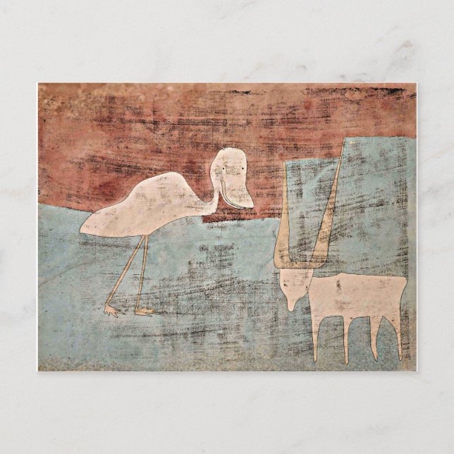 Klee - Tier Freund Schaft Postcard (Front)