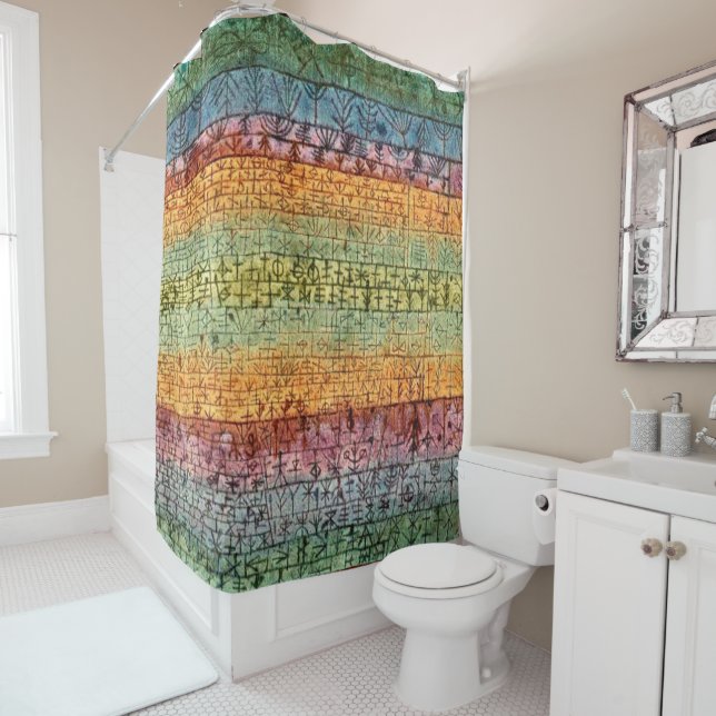 Klee - Tree Nursery Shower Curtain (In Situ)