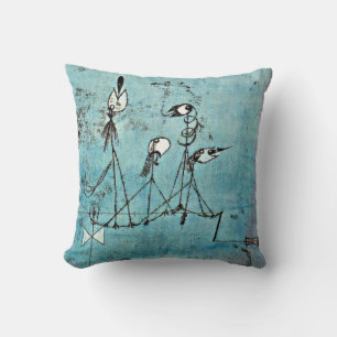 Klee -  Twittering Machine Cushion