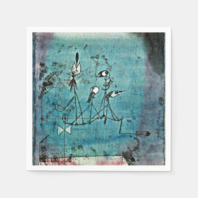 Klee - Twittering Machine Napkin (Front)