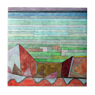 Klee - View into the Fertile Country Ceramic Tile