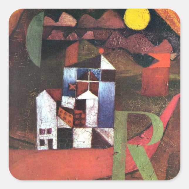 Klee - Villa R Square Sticker (Front)